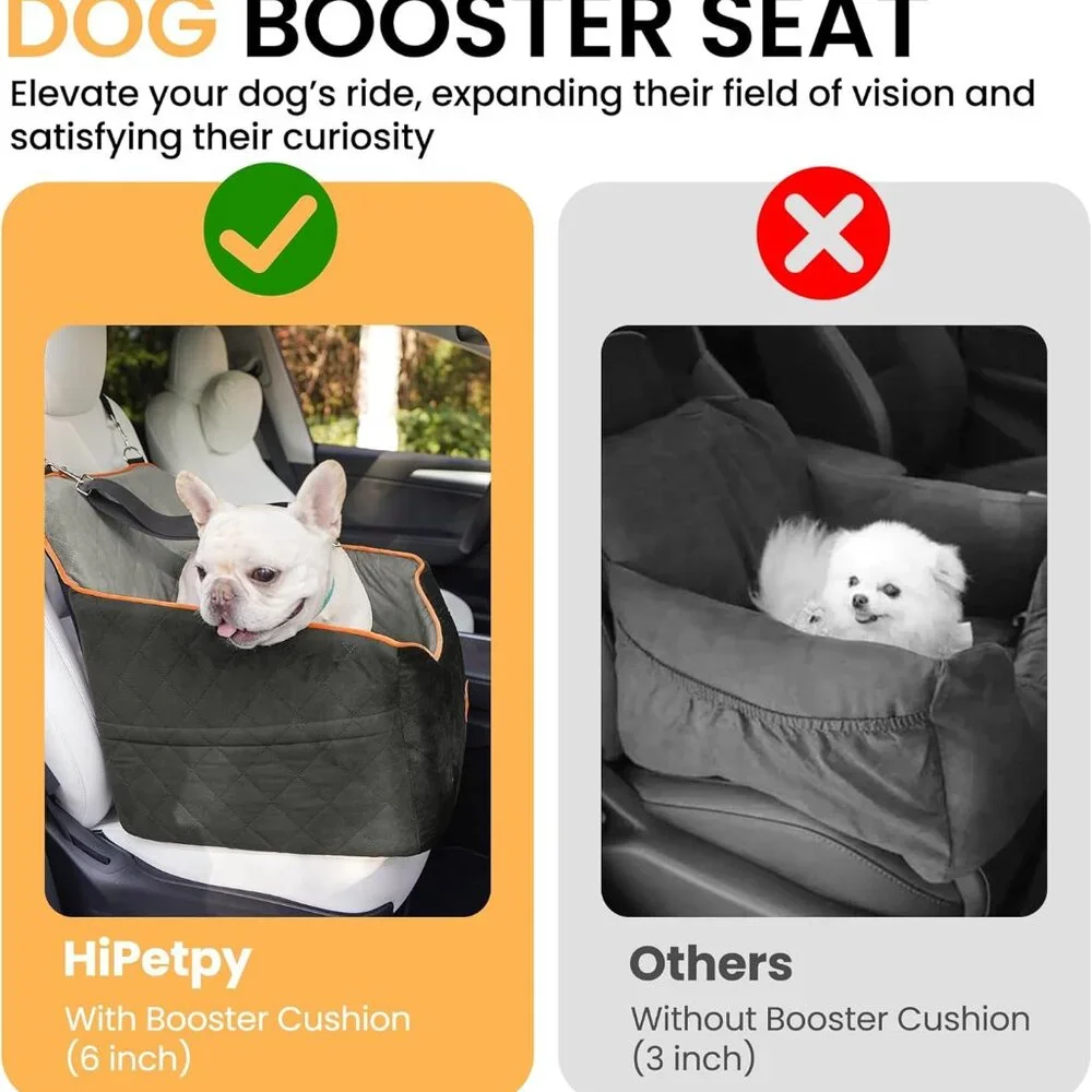 Dog Car Seat for Small Dog, Booster Seat for Dogs Under 30lbs